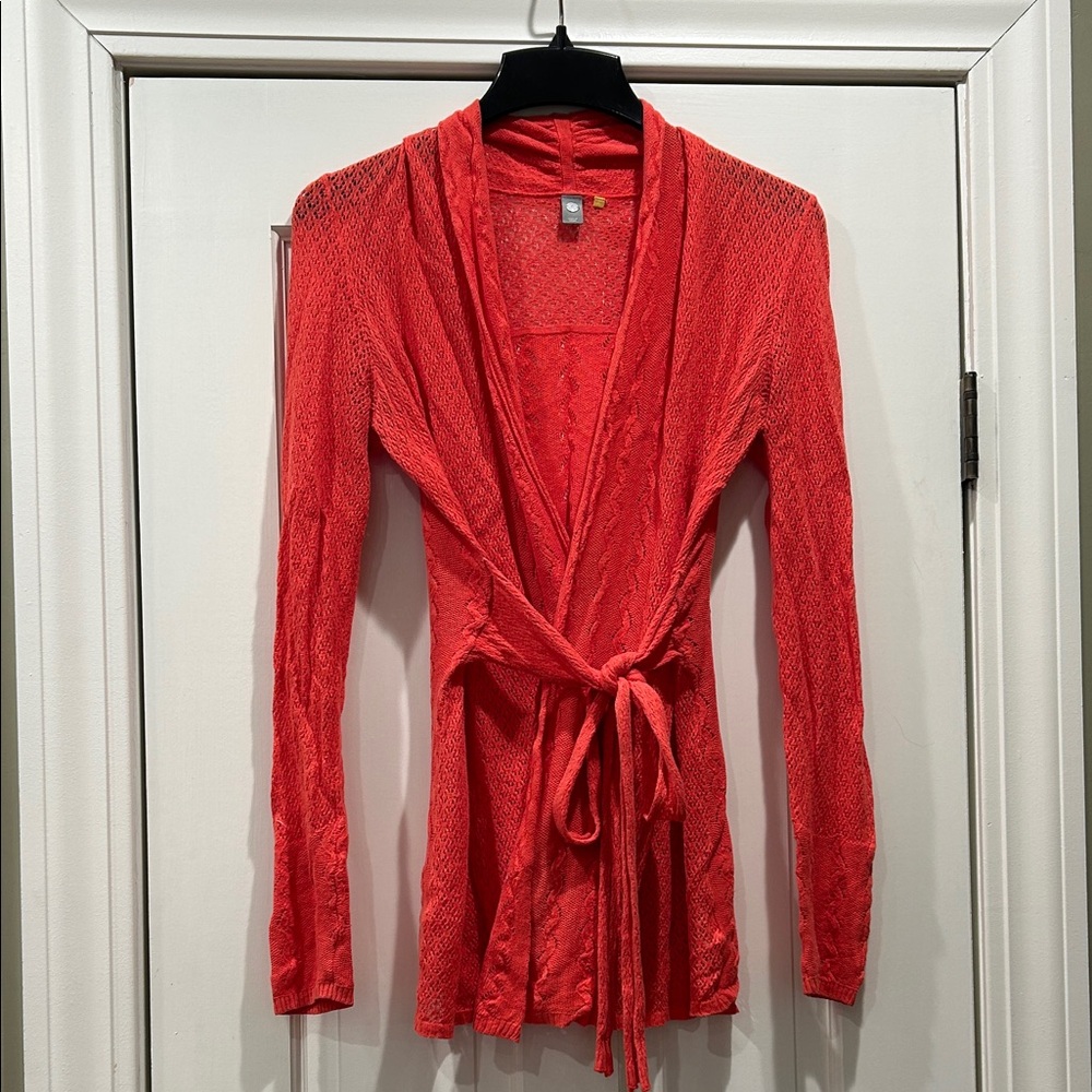 Anthropologie Salmon Women's Cardigan Sweater